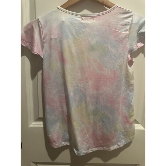 NWT BTWeen Girl Unicorn Sequined Short Sleeve Blouse & Unicorn Keychain Size 12 - Picture 3 of 9